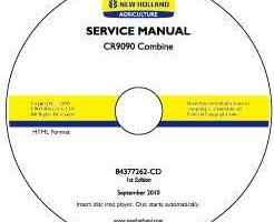 Service Manual on CD for New Holland Combine model CR9090