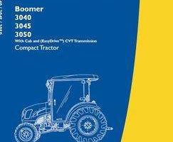 Operator's Manual for New Holland Tractors model Boomer 3050