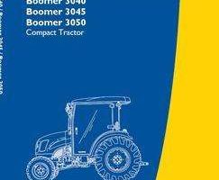 Operator's Manual for New Holland Tractors model Boomer 3050