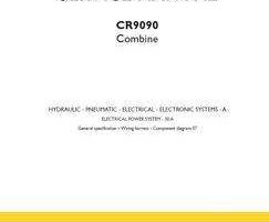 Electrical Wiring Diagram Manual for New Holland Combine model CR9090