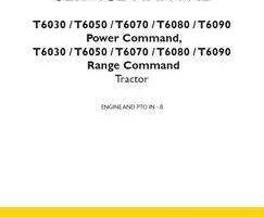 Service Manual for New Holland Tractor model T6050