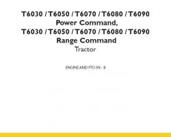 Service Manual for New Holland Tractor model T6030