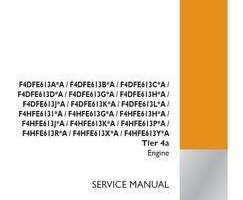 Case Engines model F4DE613A*A Service Manual