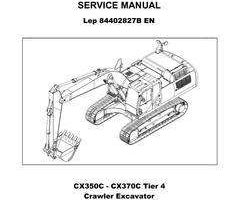 Case Excavators model CX370C Service Manual
