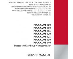 Service Manual for Case IH Tractors model MAXXUM 100