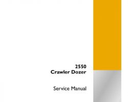 Case Dozers model 2550 Service Manual