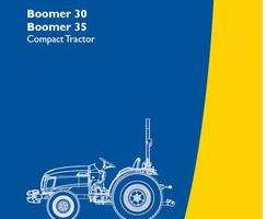 Operator's Manual for New Holland Tractors model Boomer 35