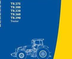 Operator's Manual for New Holland Tractors model T8.300