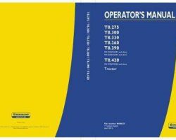Operator's Manual for New Holland Tractors model T8.360