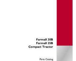 Parts Catalog for Case IH Tractors model Farmall 35B