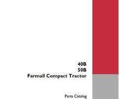 Parts Catalog for Case IH Tractors model Farmall 50B