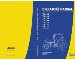Operator's Manual for New Holland Tractors model T6.120