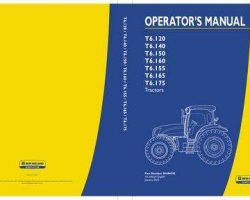 Operator's Manual for New Holland Tractors model T6.165