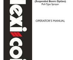 Operator's Manual for New Holland Sprayers model 68XL