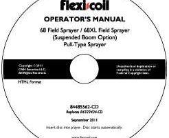 Operator's Manual on CD for Case IH Sprayers model 68XL