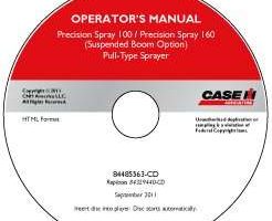 Operator's Manual on CD for Case IH Sprayers model 100