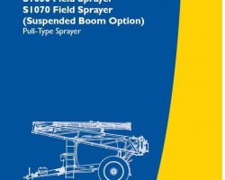 Operator's Manual for New Holland Sprayers model S1050