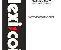 Operator's Manual for New Holland Sprayers model FLEXCONTROL