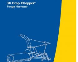 Operator's Manual for New Holland Harvesting equipment model 38