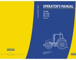 Operator's Manual for New Holland Tractors model T5.105