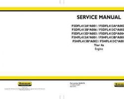 New Holland CE SKID STEERS / COMPACT TRACK LOADERS model C227 Service Manual