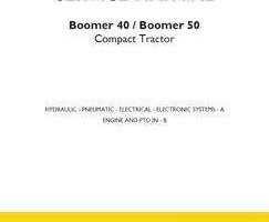 Electrical Wiring Diagram Manual for New Holland Tractors model Boomer 40
