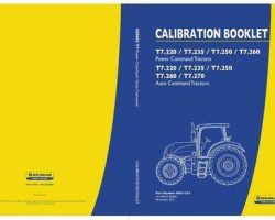 Operator's Manual for New Holland Tractors model T7.235