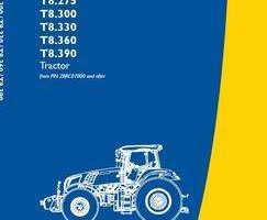 Operator's Manual for New Holland Tractors model T8.330