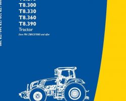 Operator's Manual for New Holland Tractors model T8.275