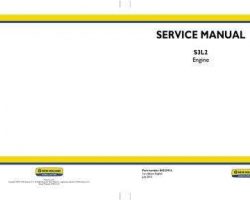 Engine Service Manual for New Holland Tractors model Boomer 25