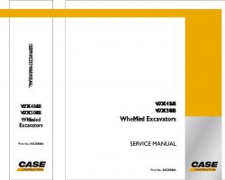 Case Mini excavators model CX45B Service Manual