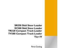 Parts Catalog for Case Skid steers / compact track loaders model TV380