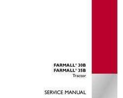Service Manual for Case IH Tractors model Farmall 35B