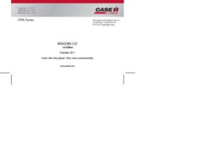 Service Manual on CD for Case IH Tractors model Farmall 30B