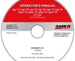 Operator's Manual on CD for Case IH Tractors model 450QT