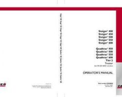 Operator's Manual for Case IH Tractors model 500QT