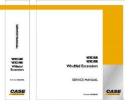 Case Mini excavators model CX39B Service Manual