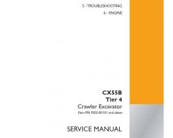 Case Excavators model CX55B Service Manual