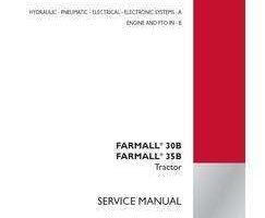 Service Manual for Case IH Tractors model Farmall 30B