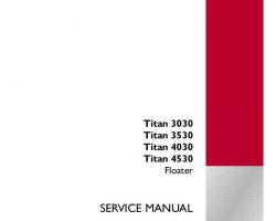 Service Manual for Case IH Sprayers model 3030