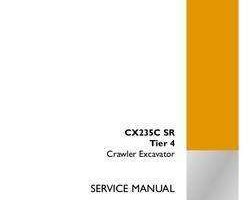 Case Excavators model CX235C SR Service Manual