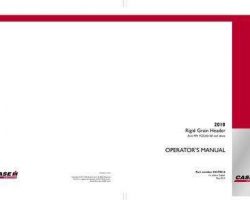 Operator's Manual for Case IH Headers model 2010