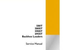 Case Loader backhoes model 695ST Service Manual