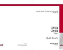 Service Manual for Case IH Sprayers model 4030