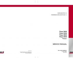 Service Manual for Case IH Sprayers model 3030