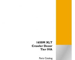 Parts Catalog for Case Dozers model 1650M