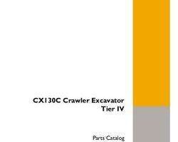 Parts Catalog for Case Excavators model CX130C