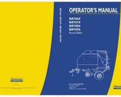 Owner Operator Maintance Manual for New Holland Balers model BR7060