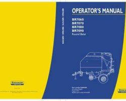 Operator's Manual for New Holland Balers model BR7090