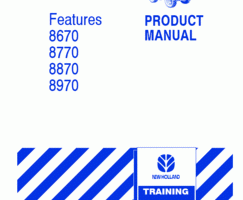 Operator's Manual for New Holland Tractors model 8970